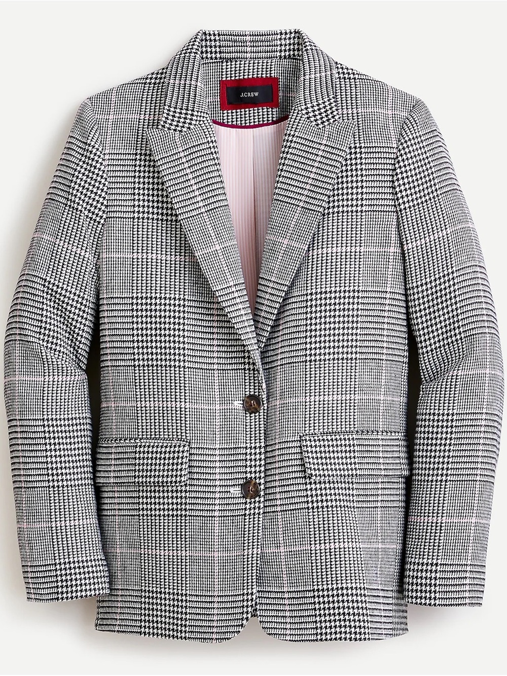 J.Crew Plaid Italian Wool Blazer